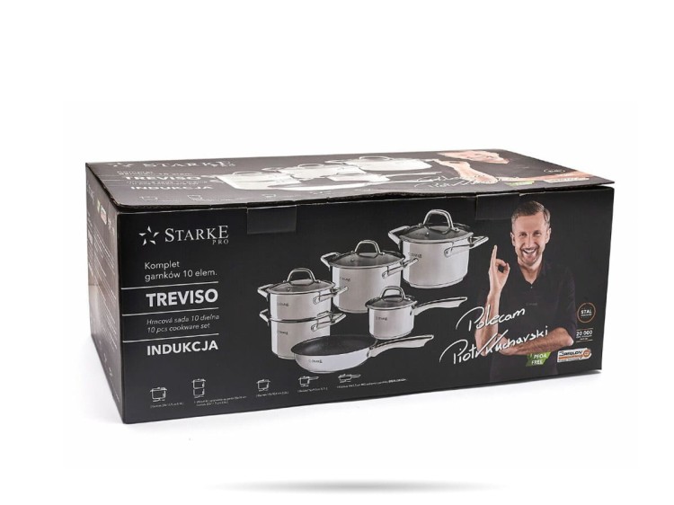 Zestaw garnków na indukcję Treviso STARKE PRO