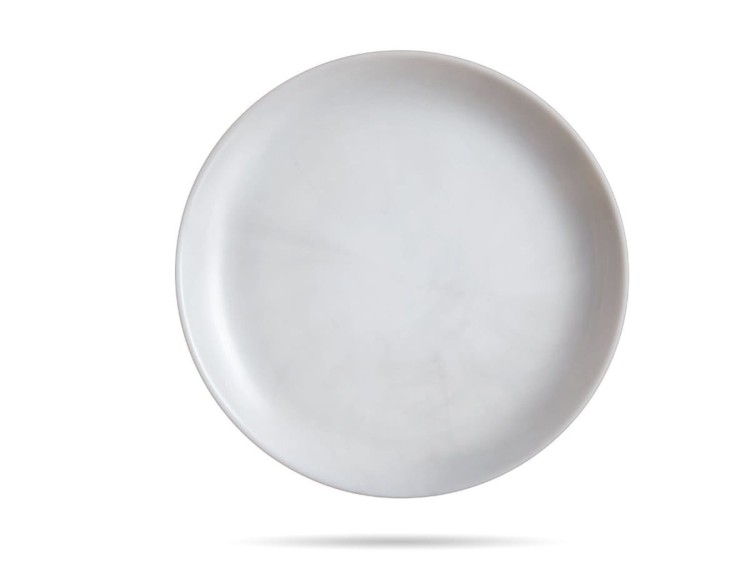 Serwis obiadowy z dużą salaterką dla 6 os 19 el szary Marble Diwali LUMINARC