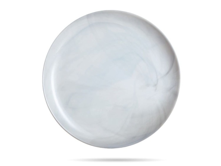 Serwis obiadowy z dużą salaterką dla 6 os 19 el szary Marble Diwali LUMINARC