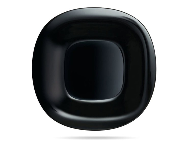 Serwis obiadowy dla 12 osób 36 elementów czarno biały Carine LUMINARC