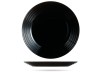 Serwis kawowo obiadowy dla 6 os 38 el czarno - biały Harena LUMINARC