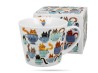 Kubek prosty Koci świat koty w filiżankach 610 ml porcelana na prezent DUO