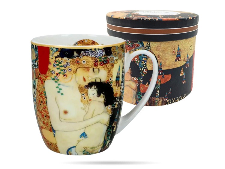 Kubek Camio 400 ml Gustav Klimt Macierzyństwo porcelana CARMANI