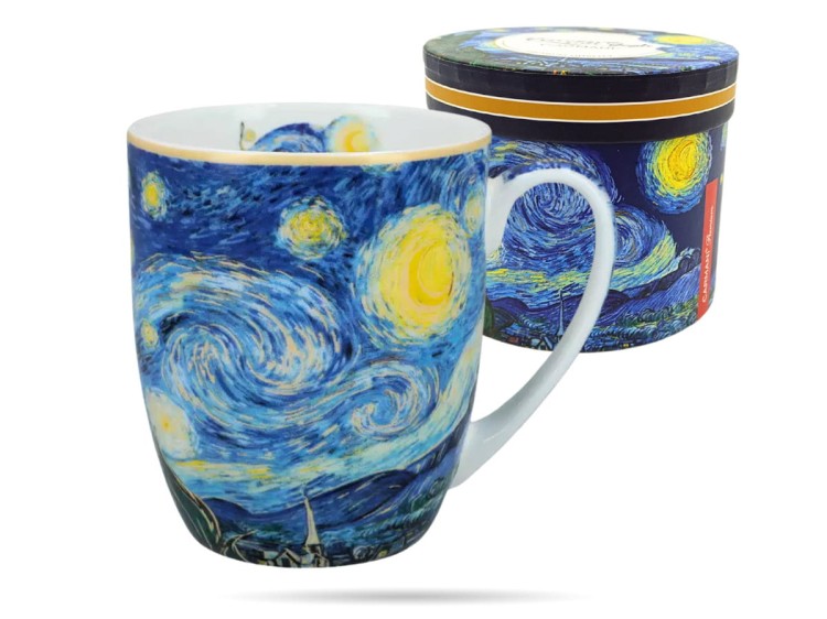 Kubek Camio 400 ml Van Gogh Gwiaździsta noc porcelana CARMANI