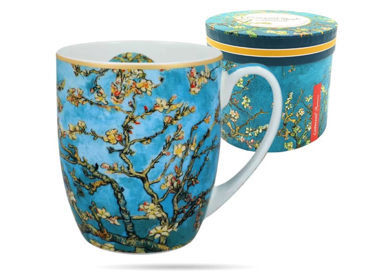 Kubek Camio 400 ml Van Gogh Kwitnący migdał porcelana CARMANI