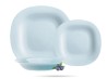 Serwis obiadowy dla 6 os 18 el niebieski Paradise Blue Carine LUMINARC