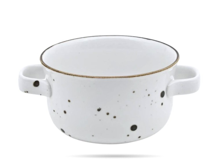 Bulionówka 700 ml 13,5 cm biała Cottage White PORCELANA BOGUCICE