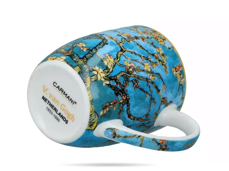 Kubek Camio 400 ml Van Gogh Kwitnący migdał porcelana CARMANI