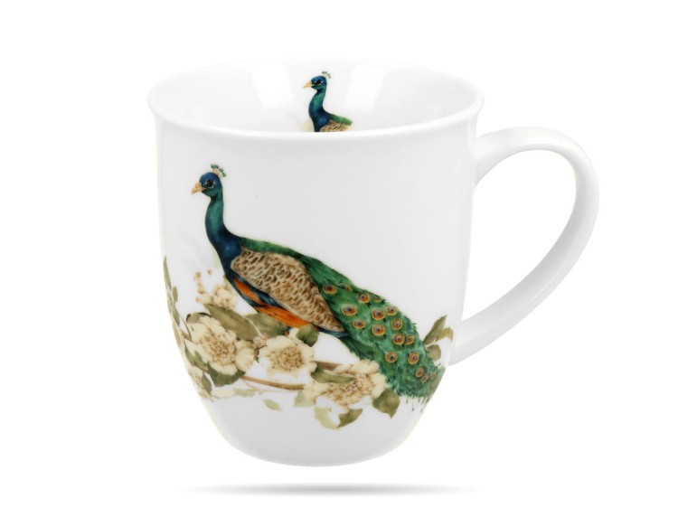 Kubek ptaki paw 400 ml Ptasi świat porcelana prezentowa DUO