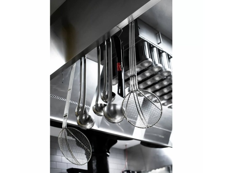 Chochla monoblok średnica 12 cm długość 40 cm stal satynowana TOMGAST