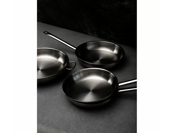 Patelnia stal nierdzewna 24 cm indukcja Pro TOMGAST
