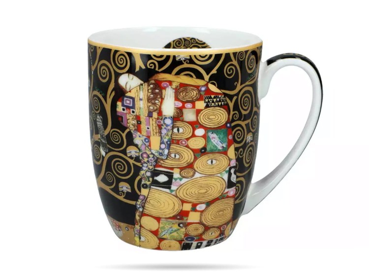 Kubek Camio 400 ml Gustav Klimt Pocałunek porcelana CARMANI