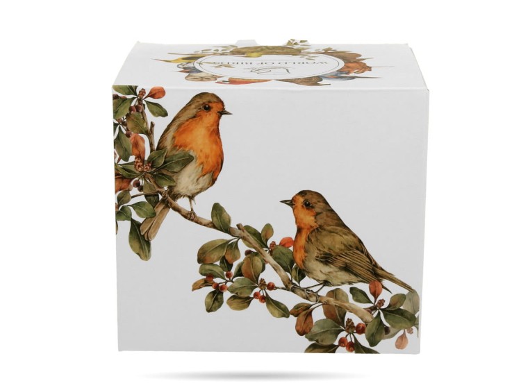 Kubek ptaki rudziki 400 ml Ptasi świat porcelana prezentowa DUO