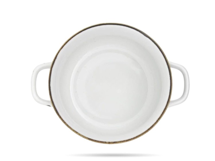 Bulionówka 700 ml 13,5 cm biała Cottage White PORCELANA BOGUCICE