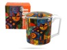 Kubek z zaparzaczem kot Modern 450 ml porcelana na prezent DUO