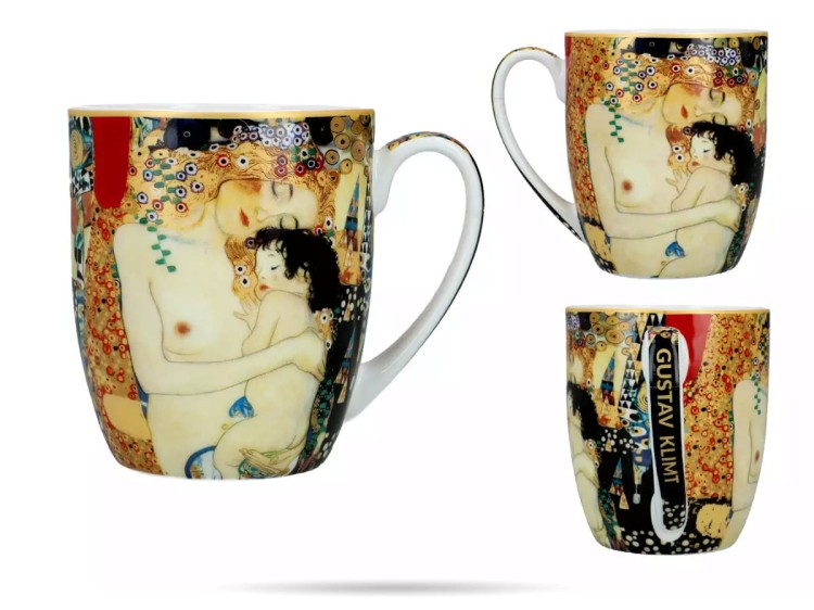 Kubek Camio 400 ml Gustav Klimt Macierzyństwo porcelana CARMANI