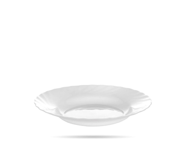 Talerz głęboki 22,5 cm biały zestaw 6 szt Trianon LUMINARC