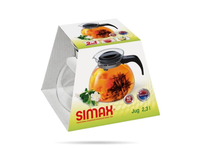 Dzbanek szklany borokrzemowy 2,3 L Svatava SIMAX