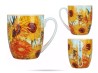 Kubek Camio 400 ml Van Gogh Słoneczniki porcelana CARMANI