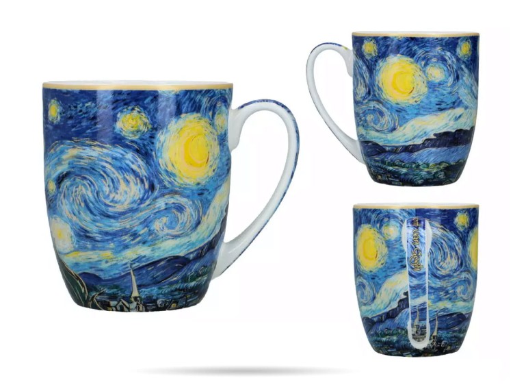 Kubek Camio 400 ml Van Gogh Gwiaździsta noc porcelana CARMANI