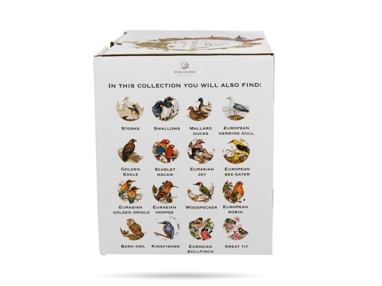 Kubek ptaki papugi 400 ml Ptasi świat porcelana prezentowa DUO