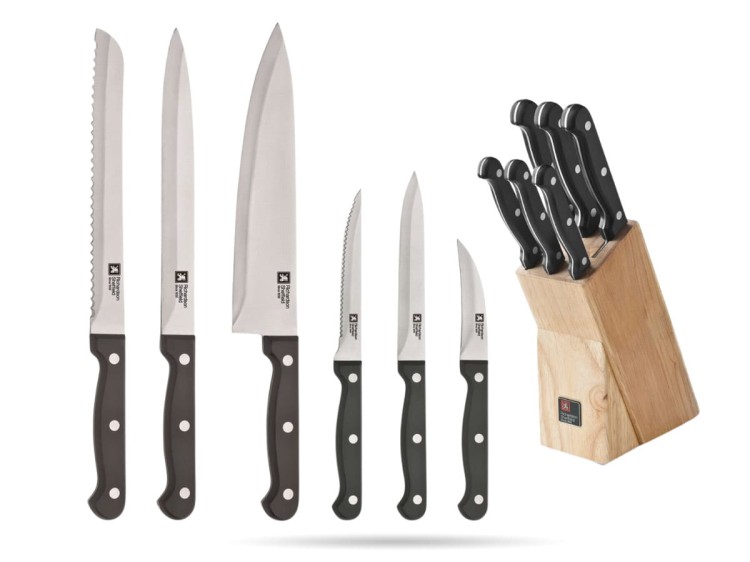 Noże kuchenne w drewnianym bloku 6 noży Artisan RICHARDSON SHEFFIELD