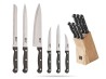 Noże kuchenne w drewnianym bloku 6 noży Artisan RICHARDSON SHEFFIELD