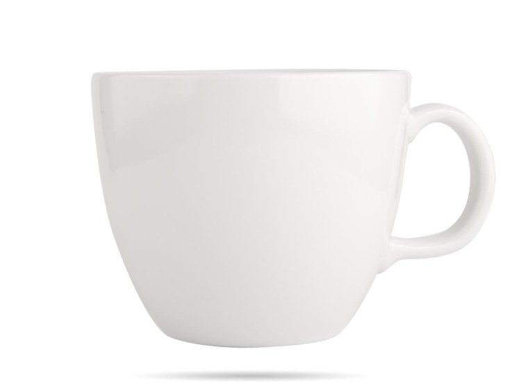 Duży kubek porcelanowy biały JUMBO 1 litr LUBIANA