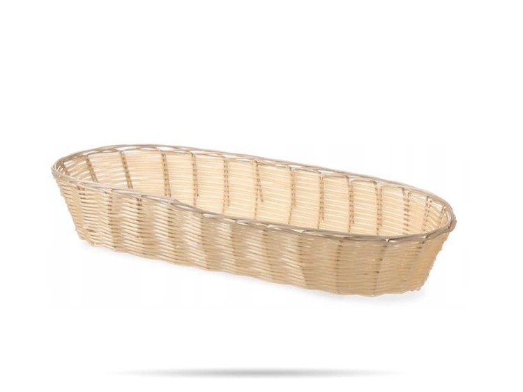 Koszyk z polirattanu owalny 37,5x15 HENDI