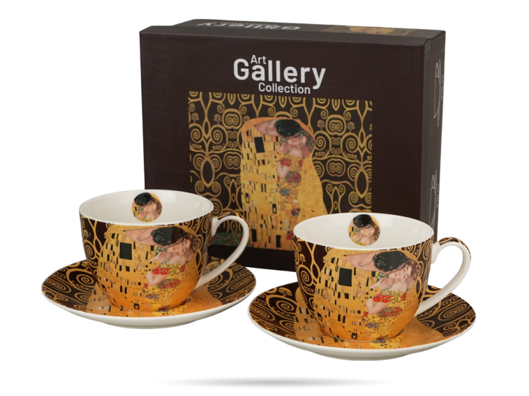 filizanki ze spodkiem pocalunek klimt braz porcelana duo  (2).png