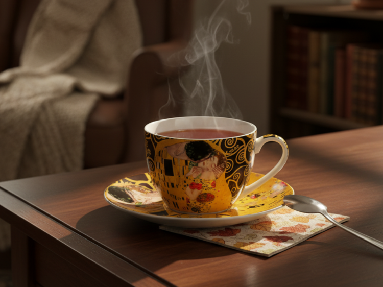 filizanka z herbata na stole jesienny klimat.png