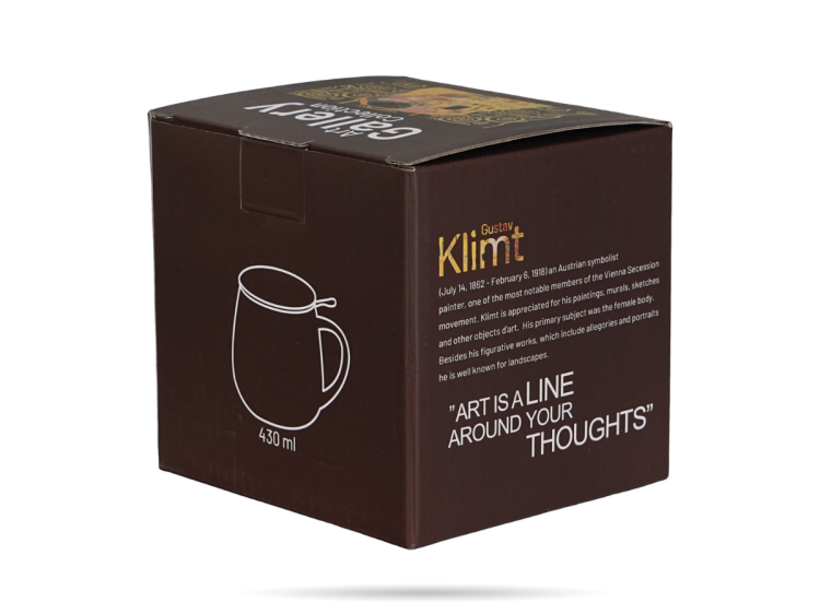 kubek barylka z zaparzaczem pocalunek klimt braz duo  (7).png