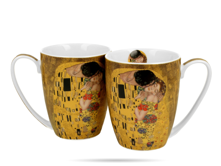 kubki art gustaw klimt pocalunek brazowy duo (5).png