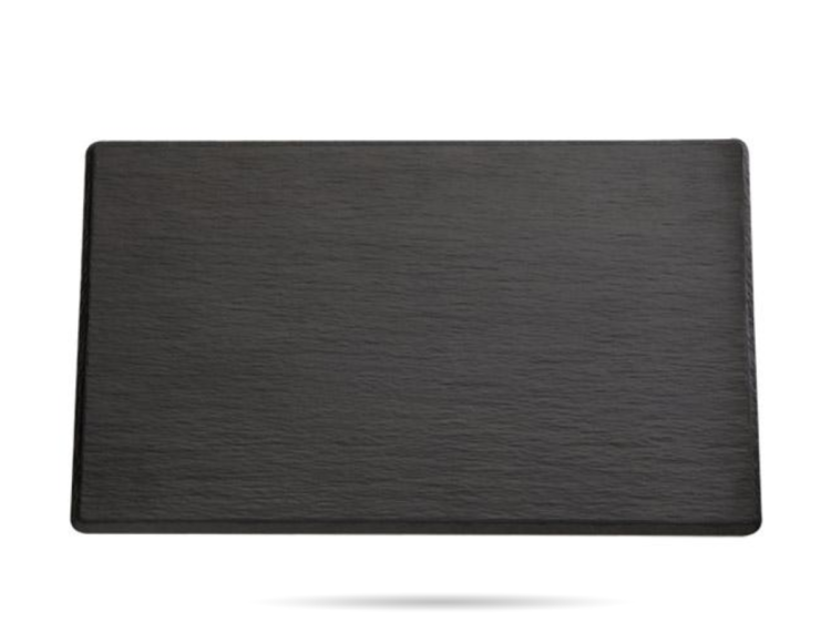 Taca do serwowania GN 1 2 czarna melamina SLATE APS.png