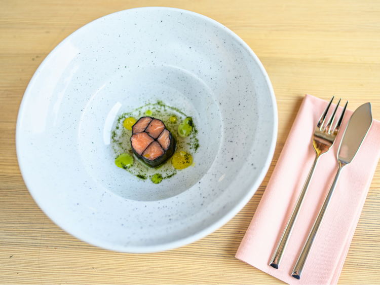 talerz do pasty art kaszub kropki porcleana lubiana  (3).png