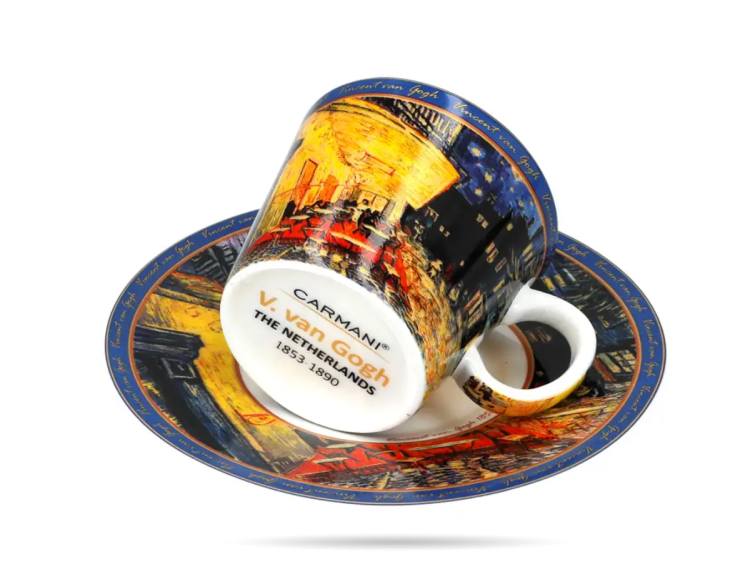 Filizanka espresso - V. Van Gogh, Taras Kawiarni w Nocy CARMANI (5).png