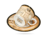 Filizanka espresso - L. da Vinci, Czlowiek Witruwianski CARMANI (2).png
