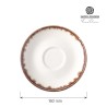 Spodek do filiżanki Vanilla 160 mm