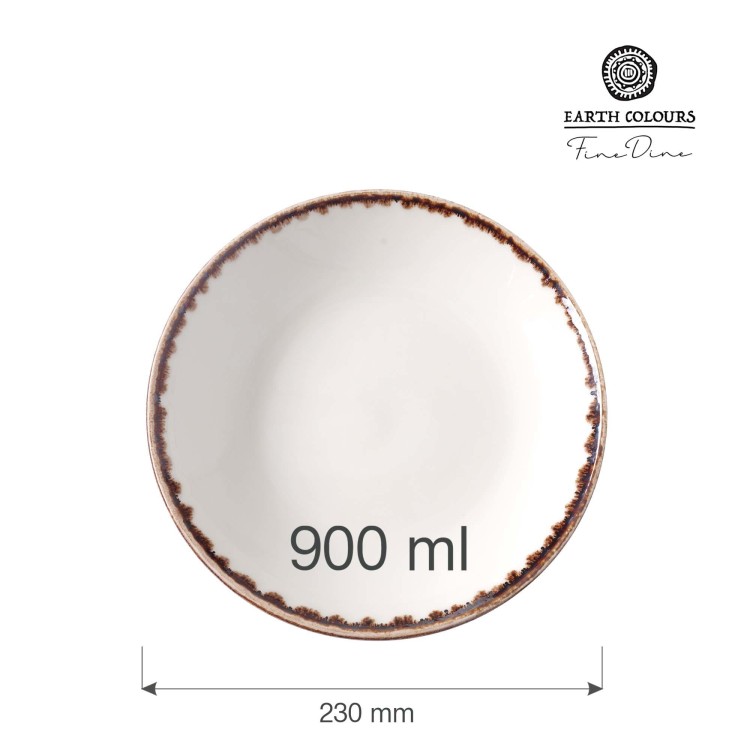 Talerz głęboki coupe Vanilla 230 mm, 900 ml