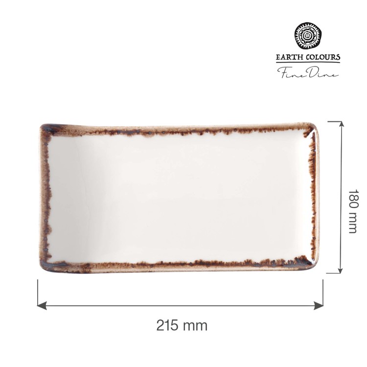 Talerz serwingowy Vanilla 215x180 mm