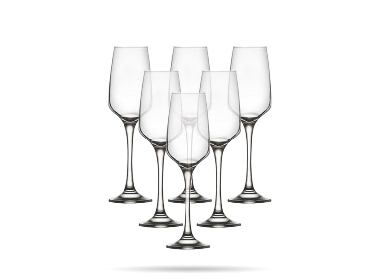 6 kieliszków 230 ml do szampana LAL LAV