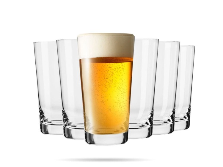 6 szklanek do piwa 530 ml PURE KROSNO