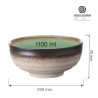 Misa okrągła na ramen lub sałatkę Beryl, 240mm