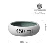 Miska Goro White Green 140mm