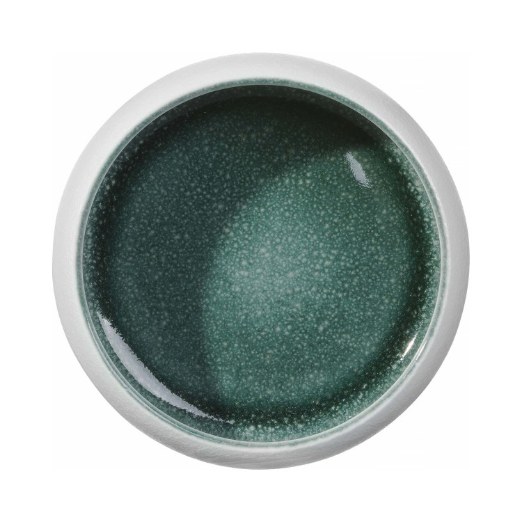 Miska Goro White Green 195 mm, 1000 ml