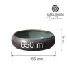 Miska Goro Brown Green 165 mm, 650 ml
