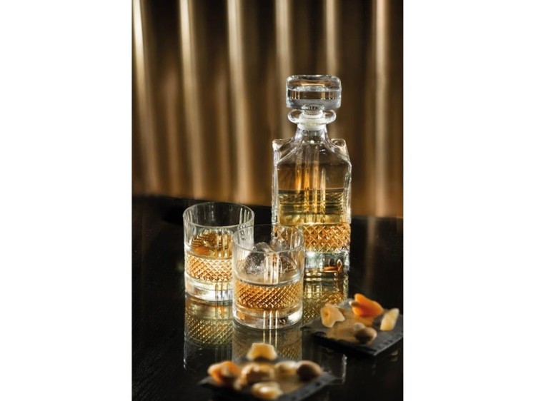 6 x Szklanka do whisky Elegante 340 ml szkło kryształowe prezent BOHEMIA