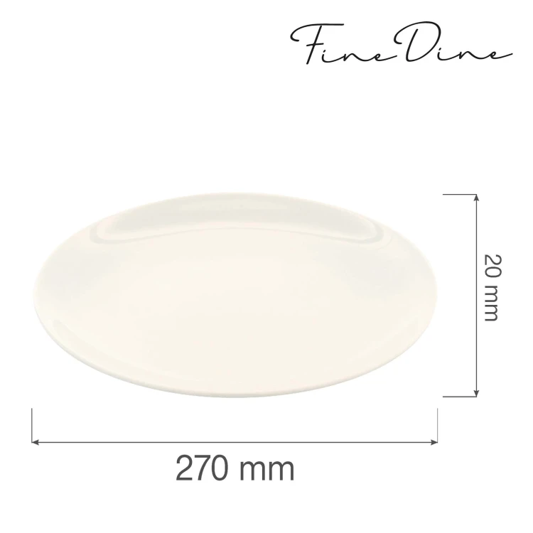 Talerz bez rantu Crema 270 mm