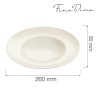 Talerz do pasty Crema 260 mm
