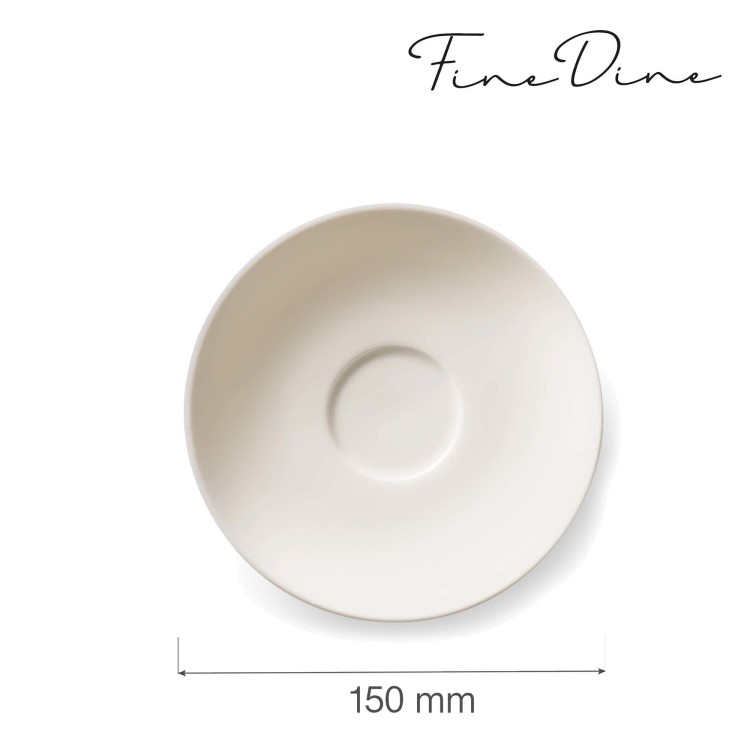 Spodek do filiżanki sztaplowanej do kawy i herbaty Crema, 150 mm